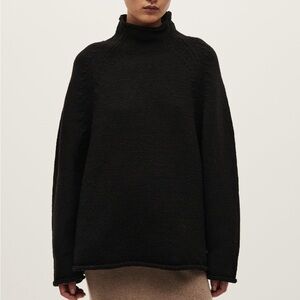 Baaba wool jumper black